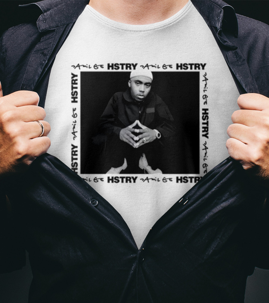 Hstry X Jamil Gs Hip Hop 50 Nas 90s Rap T-Shirt