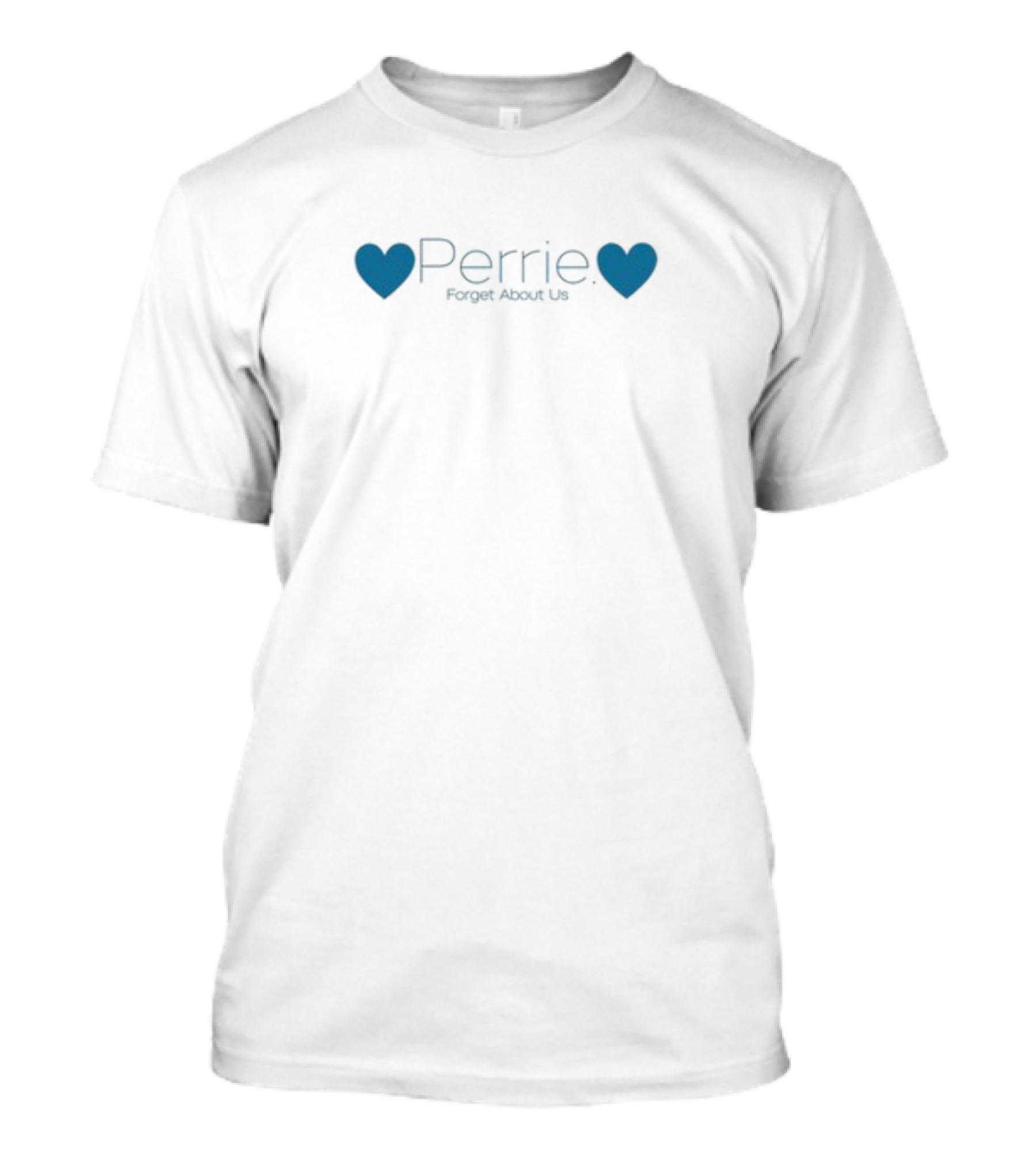 Perrie Forget About Us Blue Hearts T-Shirt