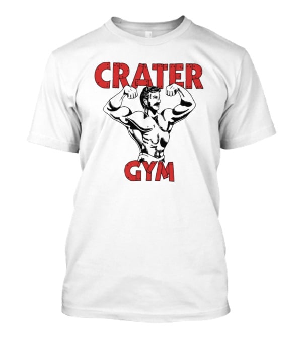 A24films Crater Gym Staff Bodybuilder Flexing T-Shirt