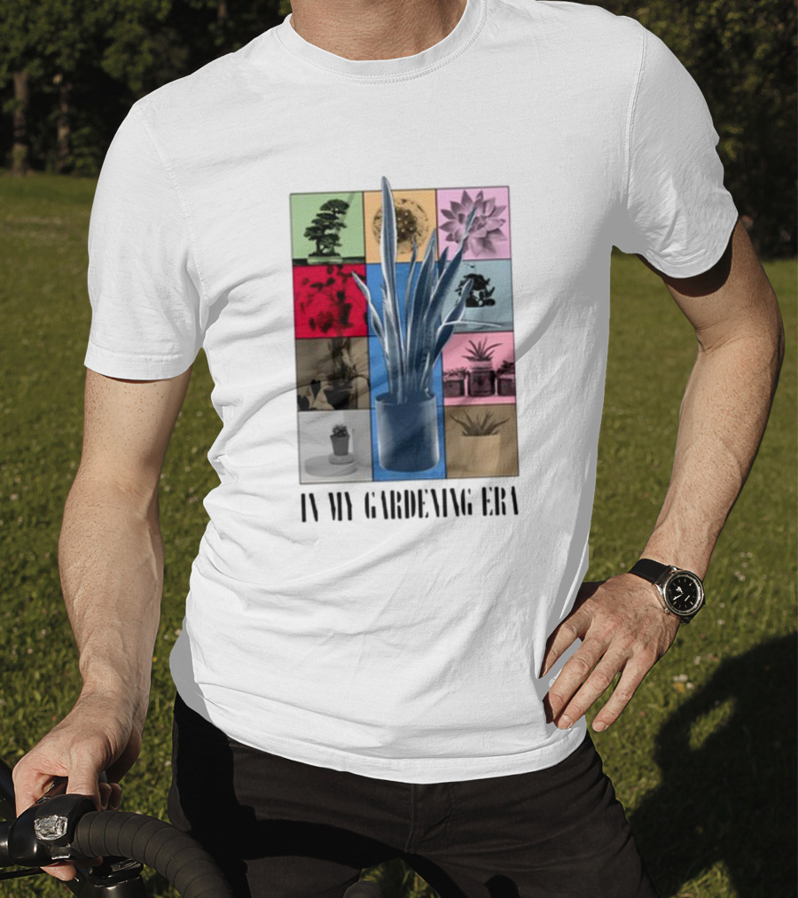 In My Gardening Era Vibrant Plant Montage T-Shirt