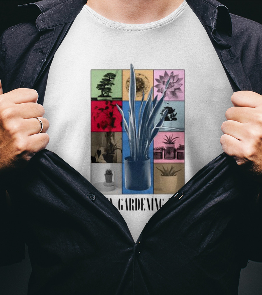In My Gardening Era Vibrant Plant Montage T-Shirt