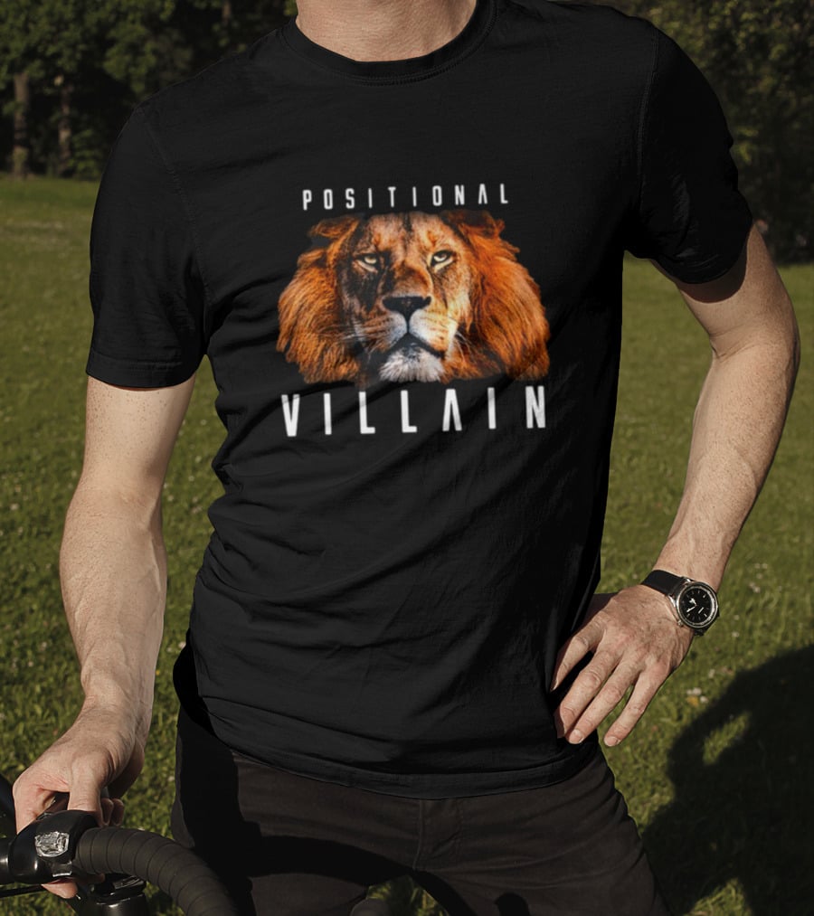 Positional Villain Lion Fierce Face T-Shirt
