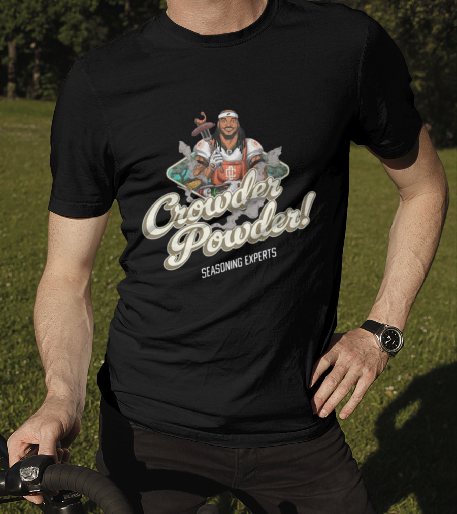 Crowder Powder Seasoning Experts Barbecue Character T-Shirt