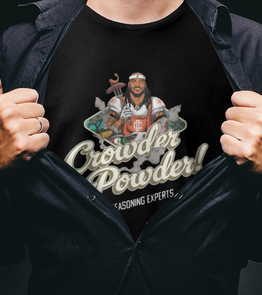 Crowder Powder Seasoning Experts Barbecue Character T-Shirt