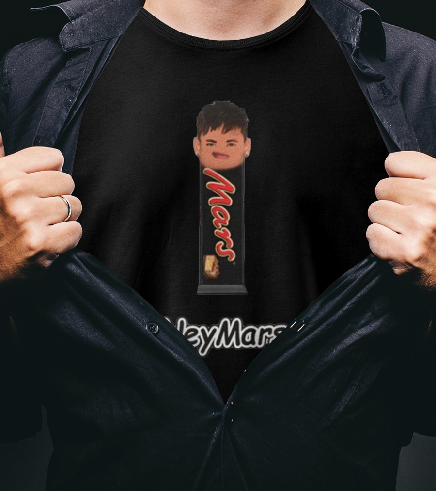 NeyMars Mars Candy Wrapper Neymar Head Edgy T-Shirt
