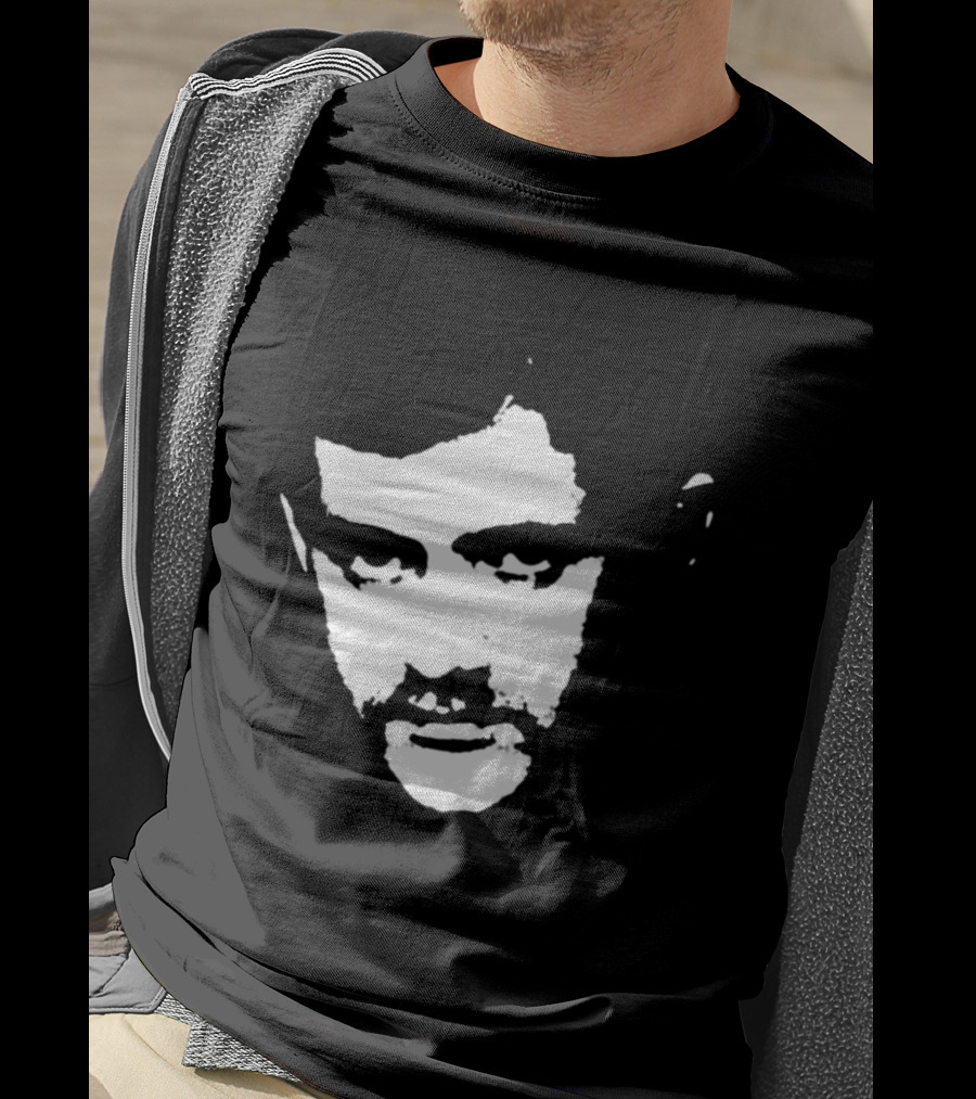 Patrick Cowley Black And White Face T-Shirt