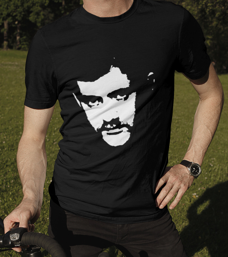 Patrick Cowley Black And White Face T-Shirt