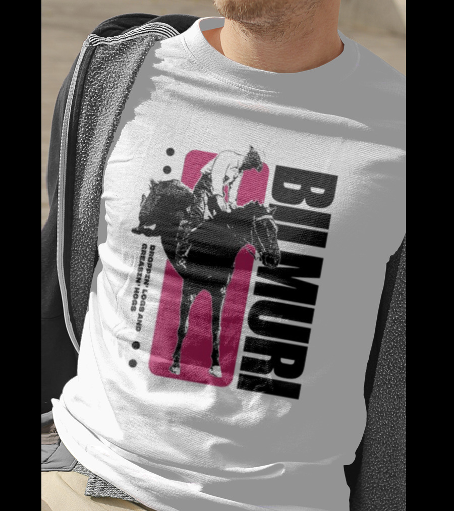 Bilmuri Droopy Loops And Greenish Horse T-Shirt