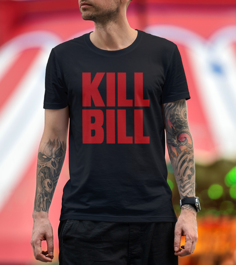Hunter Schafer Kill Bill Red Block Letters T-Shirt