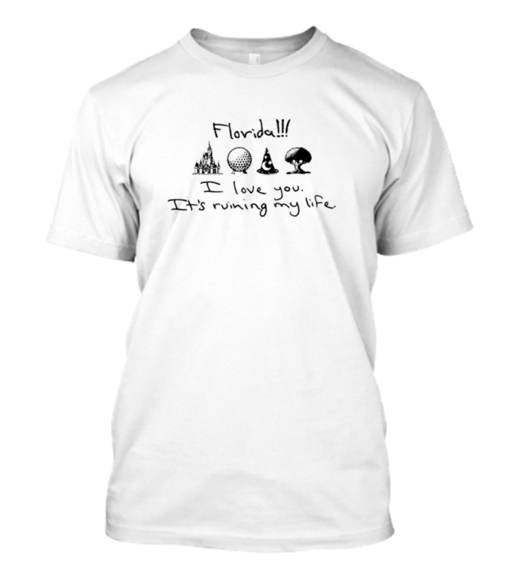 Florida I Love You It's Ruining My Life Limited Iconic Symbols T-Shirt