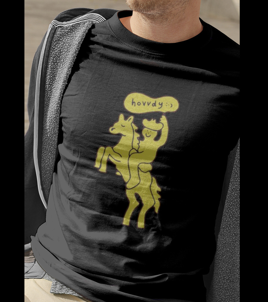 Hovvdy Jcrumb Cowboy On Horseback T-Shirt