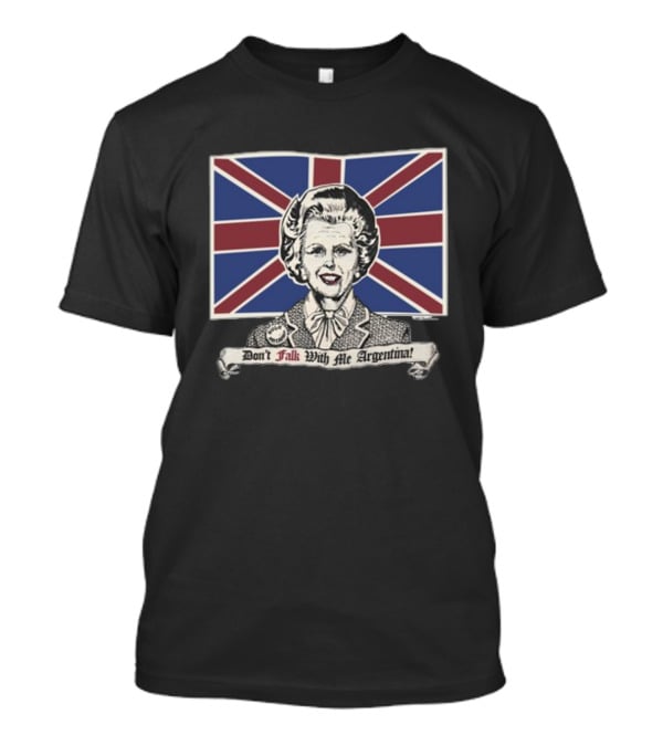 1989Healy Don't Talk With Me Argentina Union Jack Flag T-Shirt