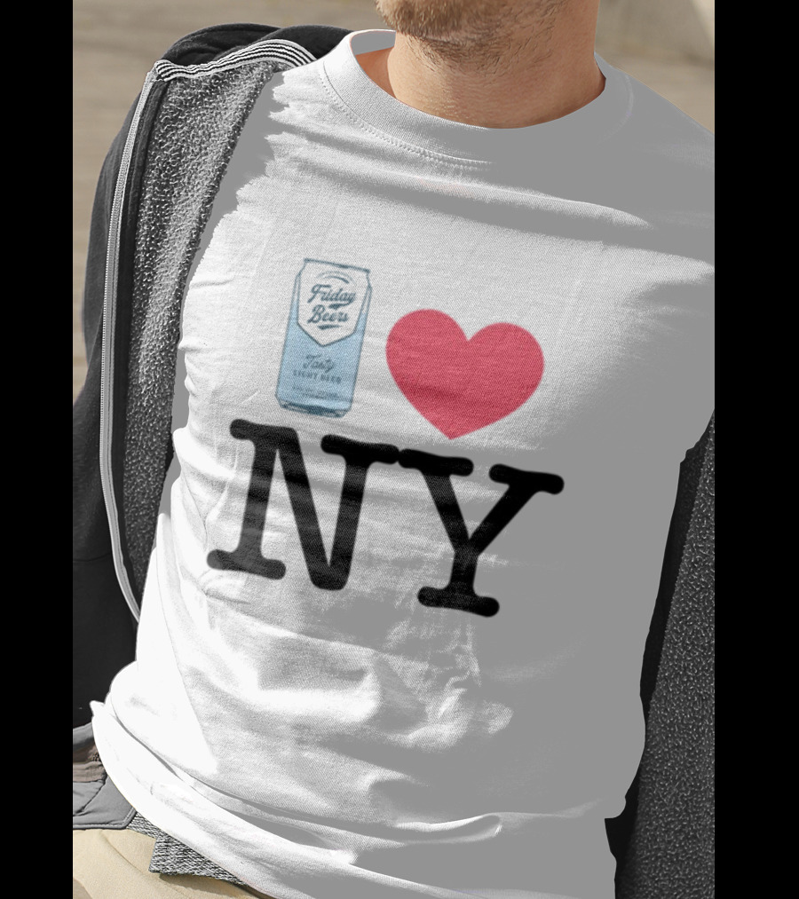 Friday Beers Tasty Light Beer I Love NY T-Shirt