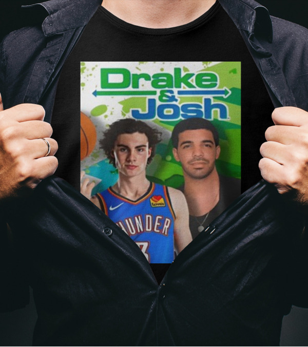 Drake And Josh Thunder Basketball Funny Ahh T-Shirt