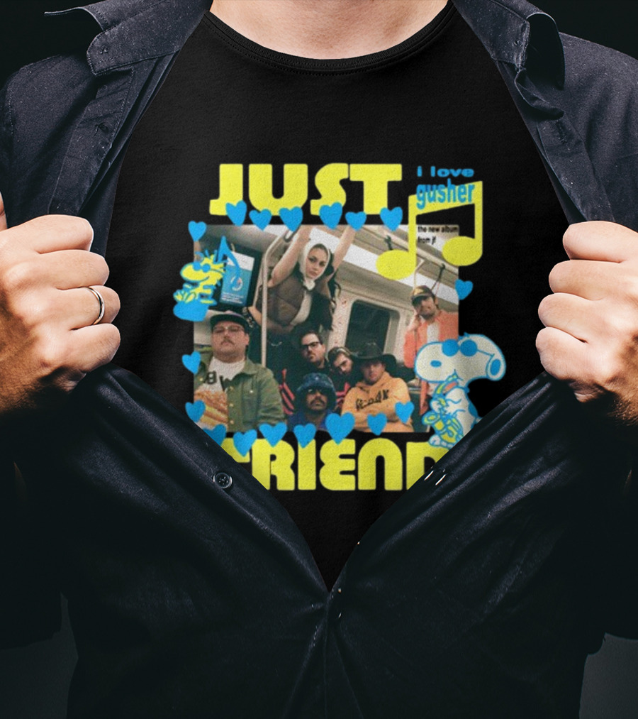 Just Friends Jf Crew I Love Gusher New Album T-Shirt