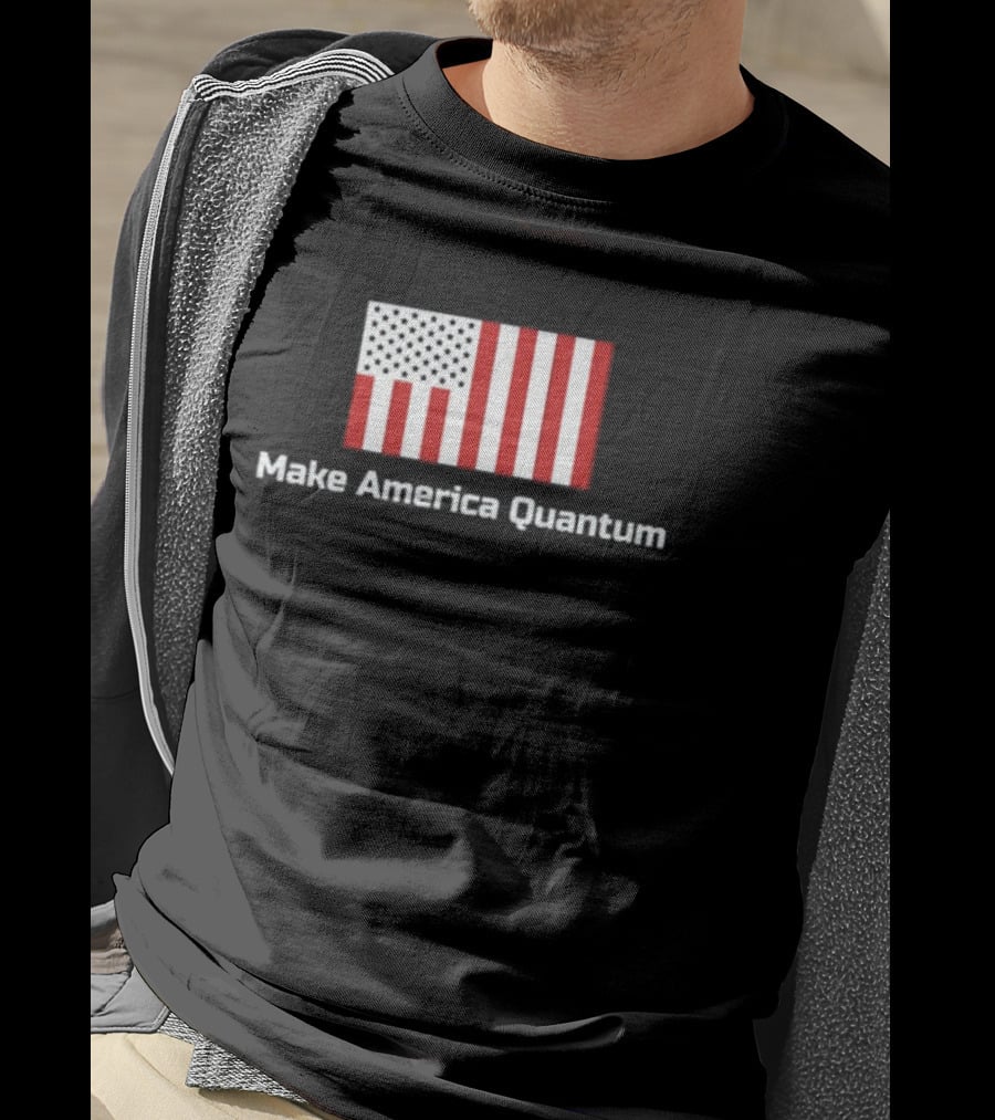 Make America Quantum United States Flag Luke Slywaker T-Shirt