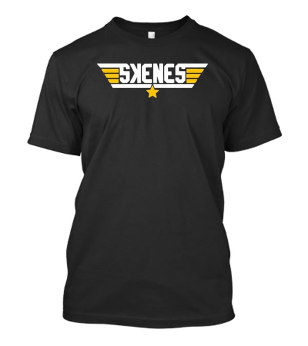 Pgh Skenes Top Gun Winged Logo Star T-Shirt