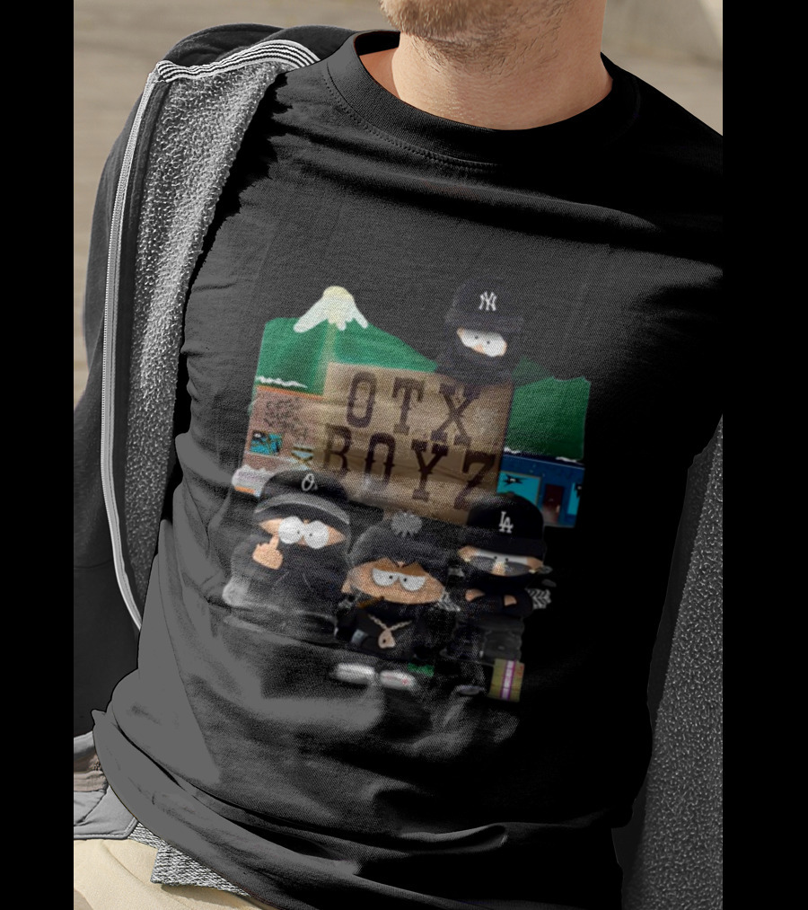 OTX Boyz South Park Parody Yankees Dodgers Mashup T-Shirt