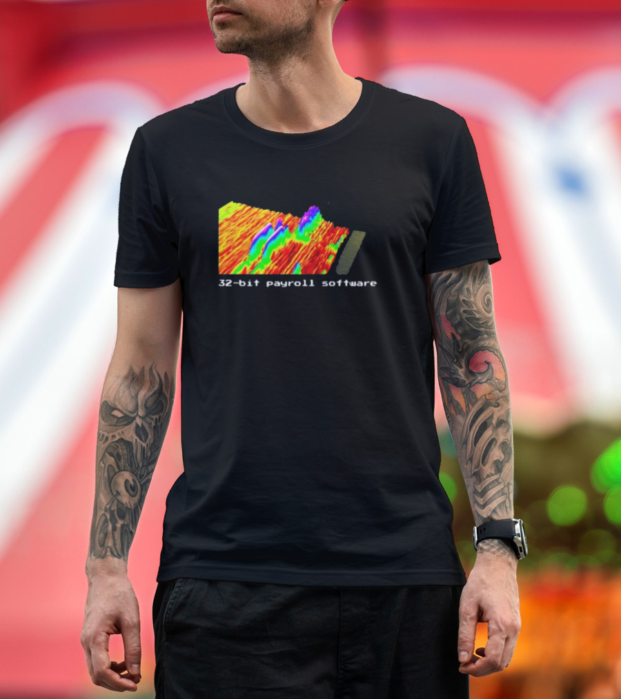 Joinwarp 32-Bit Payroll Software Retro T-Shirt