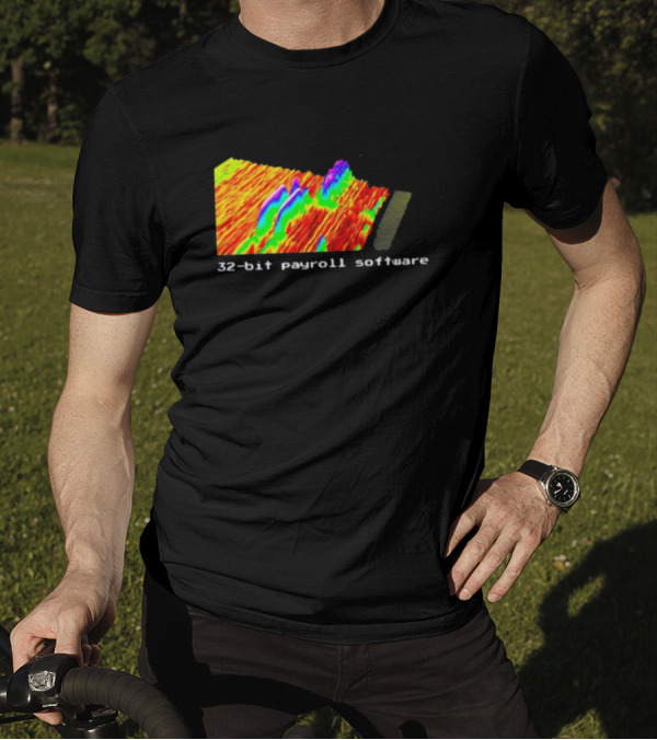 Joinwarp 32-Bit Payroll Software Retro T-Shirt