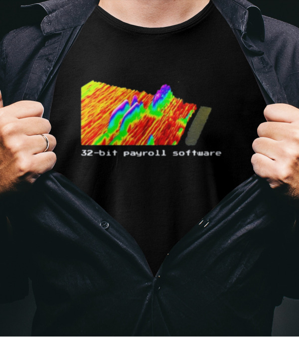 Joinwarp 32-Bit Payroll Software Retro T-Shirt