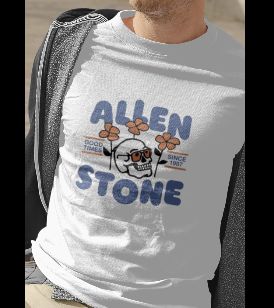 Allen Stone Skull Good Times Since 1987 T-Shirt
