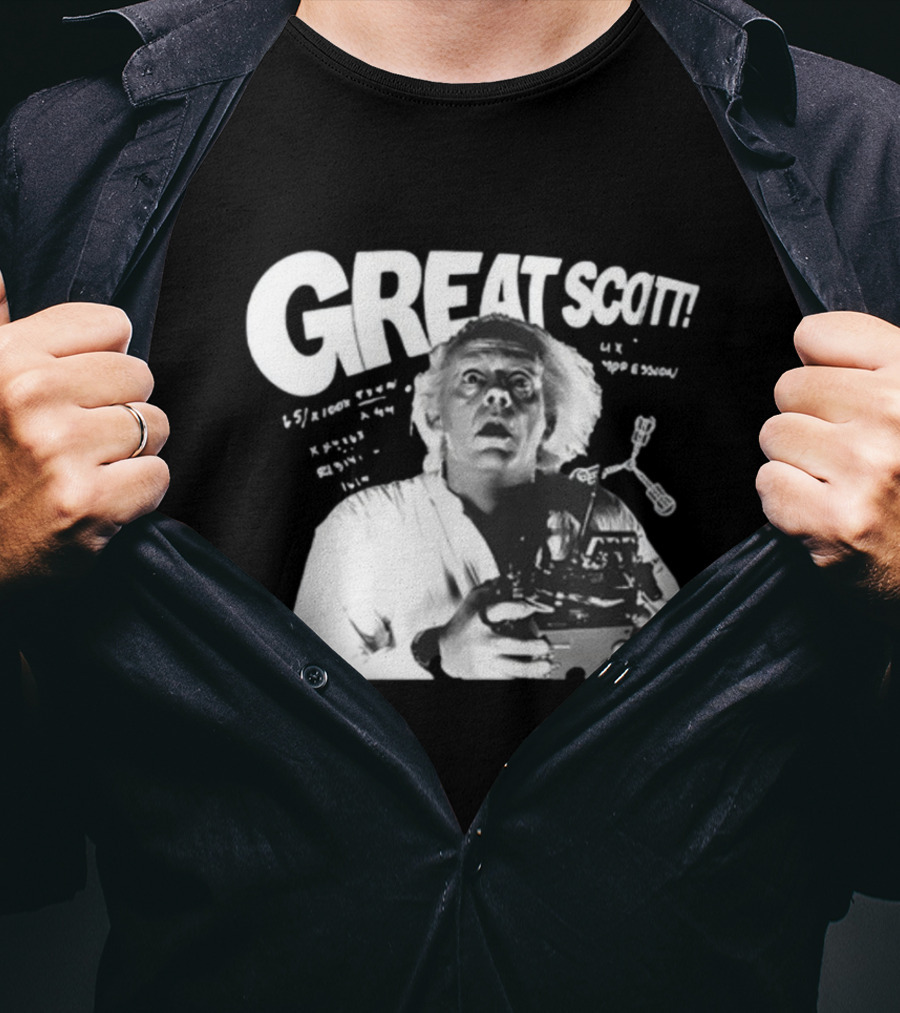 Great Scott Bttf Doc Emmett Brown T-Shirt