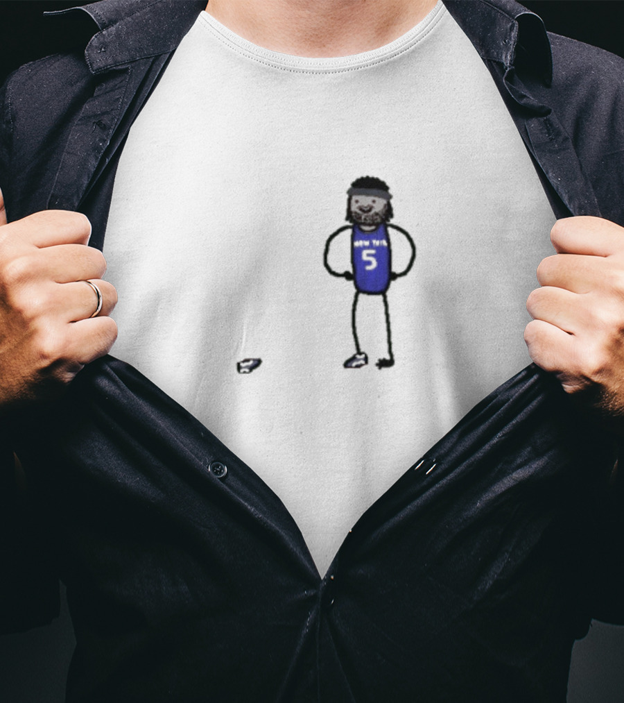 Paint Precious Noshoea Warriors Basketball Stick Figure T-Shirt