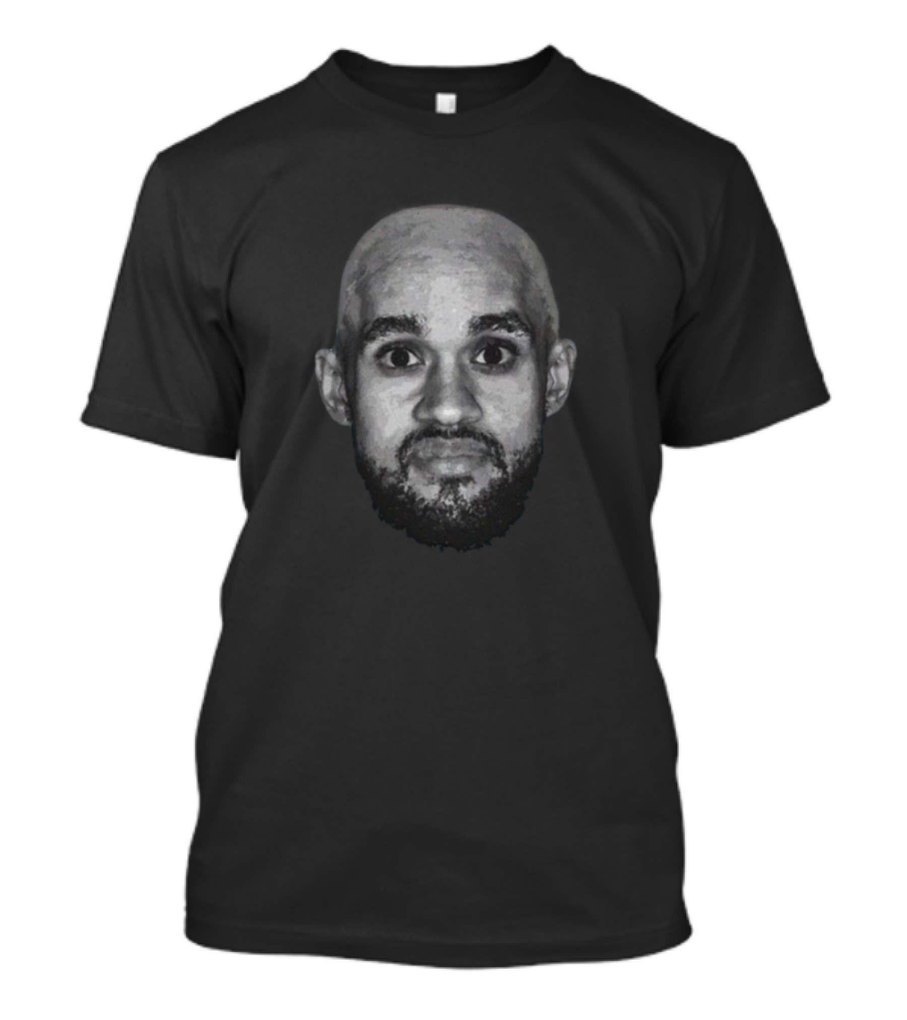 Bald Derrick White Funny Face Boston Celtics T-Shirt