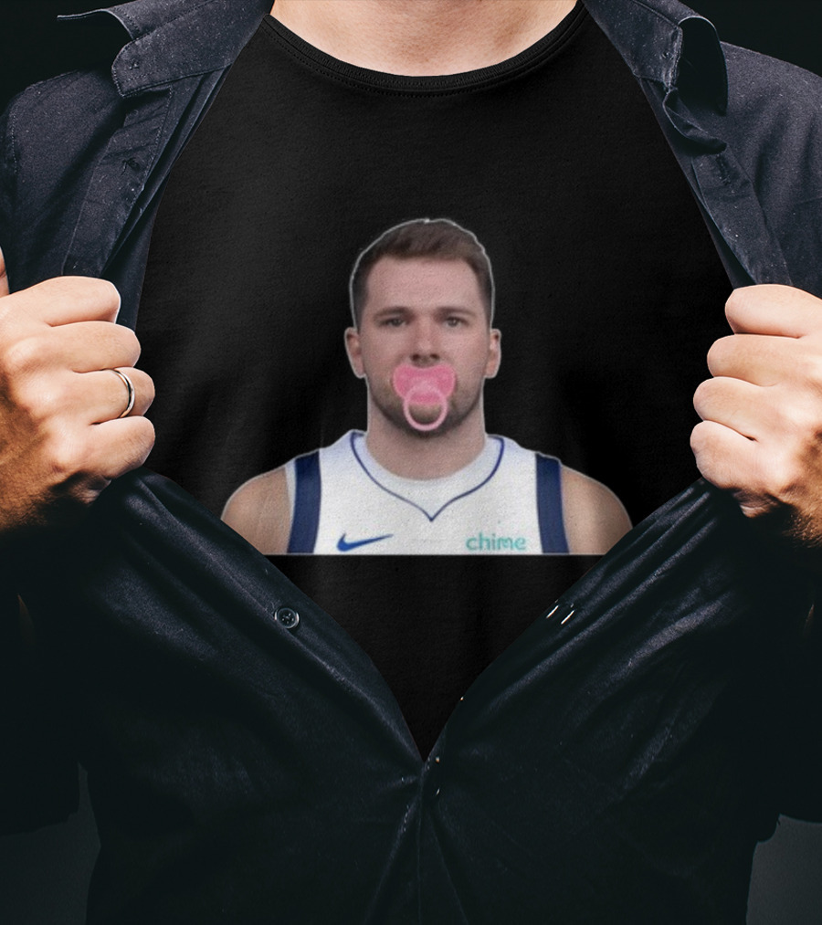 Luka Doncic Pacifier Chime Basketball T-Shirt