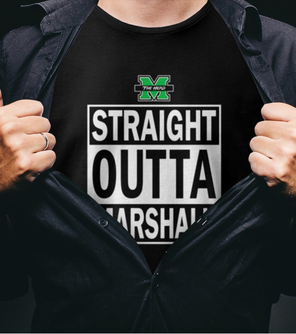 Marshall University Thundering Herd Straight Outta Marshall T-Shirt