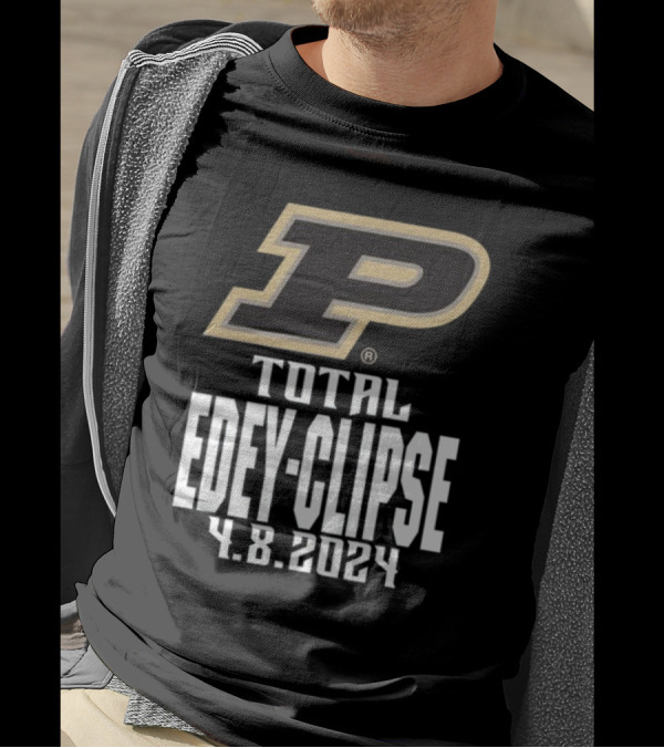 Purdue Total Edey-Clipse 4.8.2024 T-Shirt
