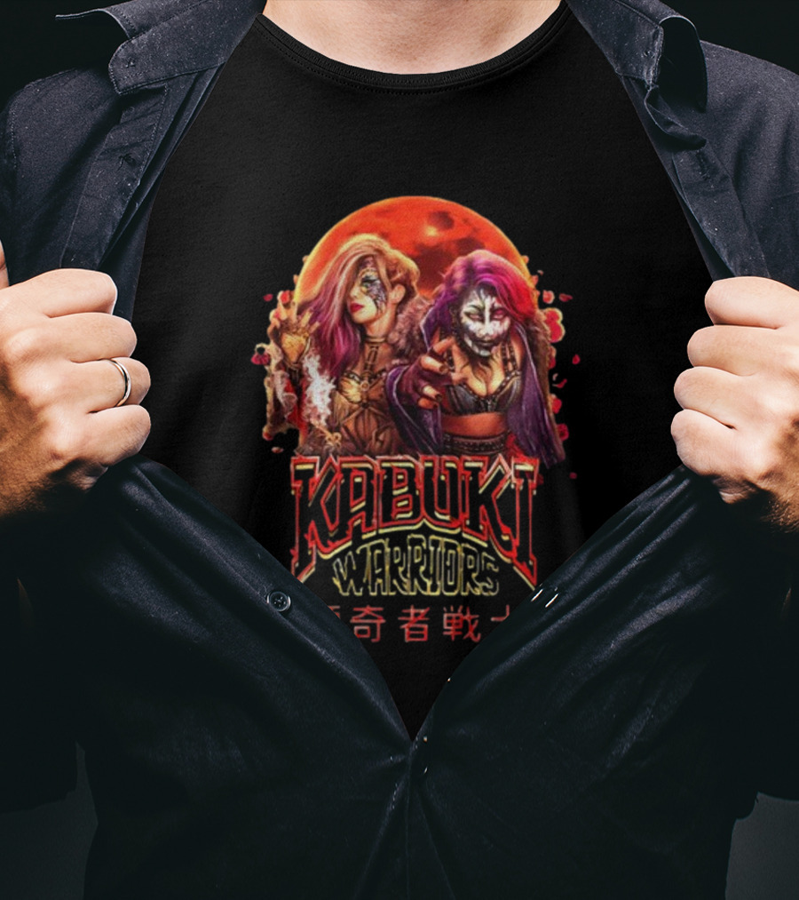 Asuka The Kabuki Warriors Blood Moon T-Shirt