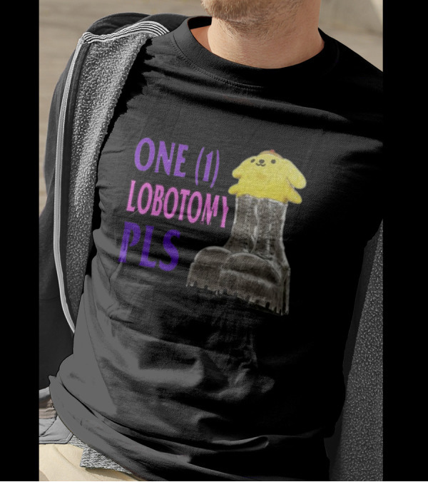 Jmcgg Pompompurin One 1 Lobotomy Pls Cute Character In Platform Boots T-Shirt