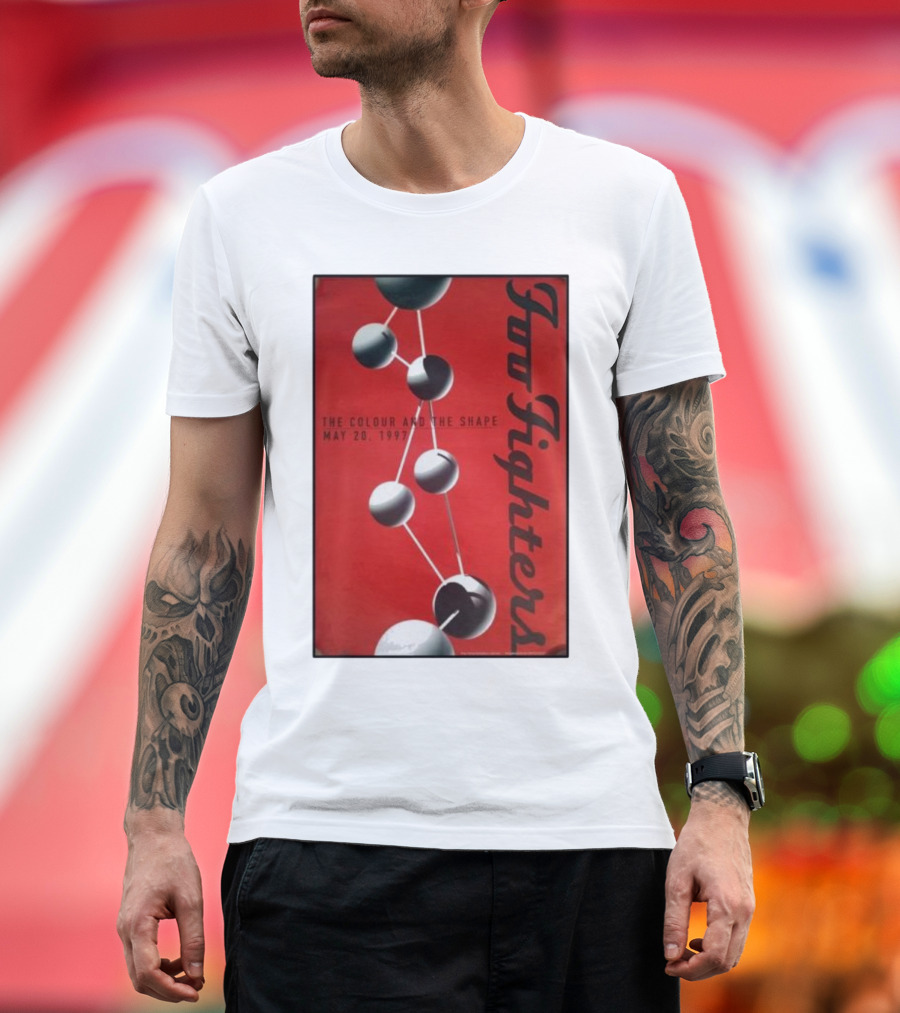 Foo Fighters The Colour And The Shape May 20 1997 Album Cover T-Shirt
