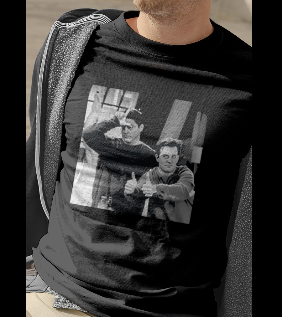 Friends Joey And Chandler Funny Gesture Scene T-Shirt