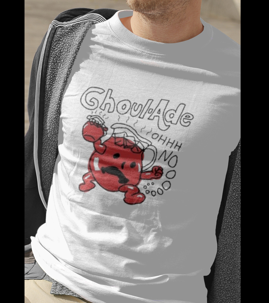 Ghoul-Ade Ohhh No Monster Juice Pitcher Panic Retro Scream T-Shirt