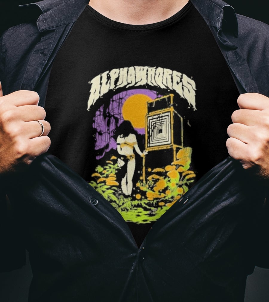 Alphawhores Psychedelic Rock Amplifier Sunflowers Erlebnis T-Shirt