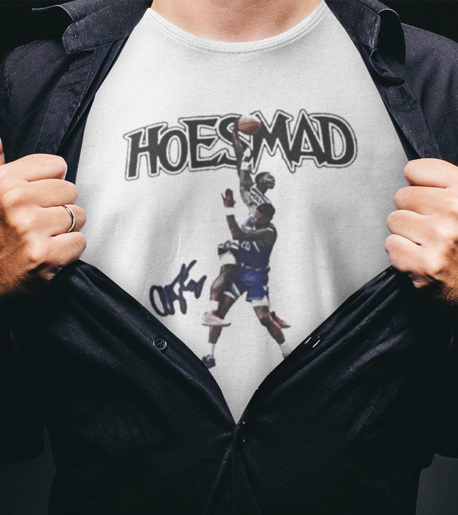 Hoes Mad Anthony Edwards Basketball Dunk T-Shirt
