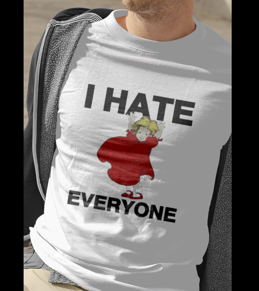 I Hate Everyone Baby Cute Red Dress Girl T-Shirt