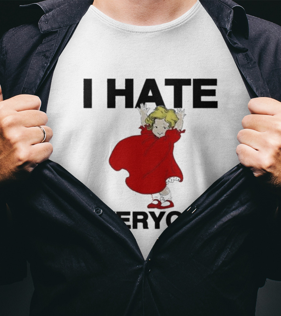 I Hate Everyone Baby Cute Red Dress Girl T-Shirt