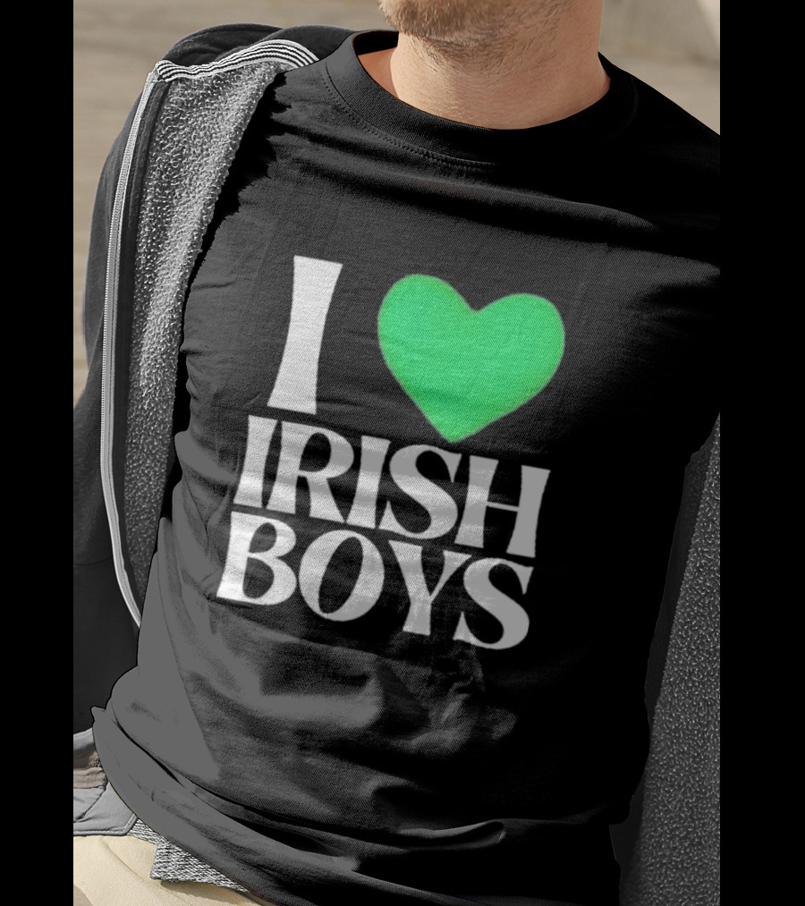 I Heart Irish Boys St. Patrick's Day Love T-Shirt