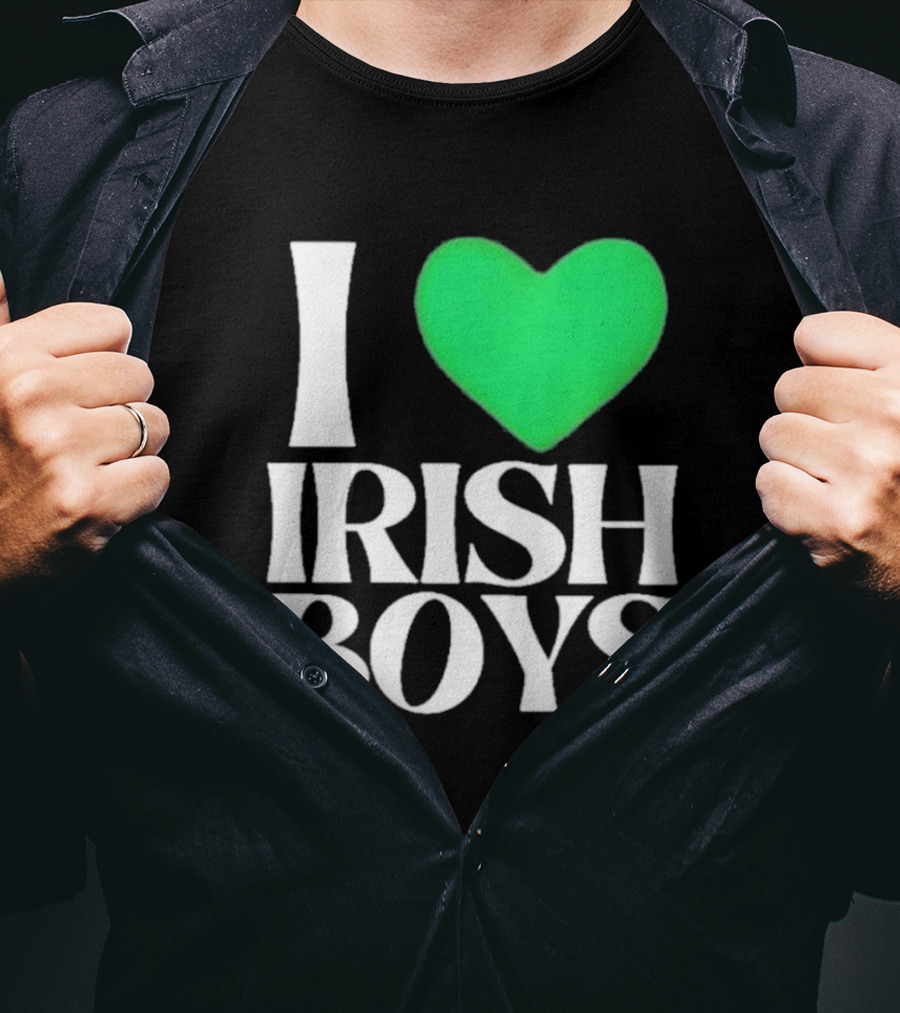 I Heart Irish Boys St. Patrick's Day Love T-Shirt