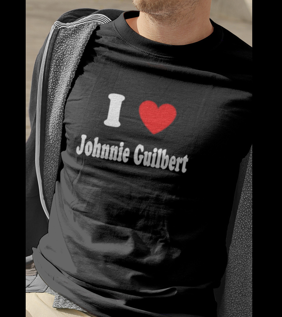 I Love Johnnie Guilbert Heart T-Shirt
