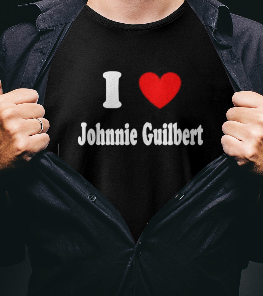 I Love Johnnie Guilbert Heart T-Shirt
