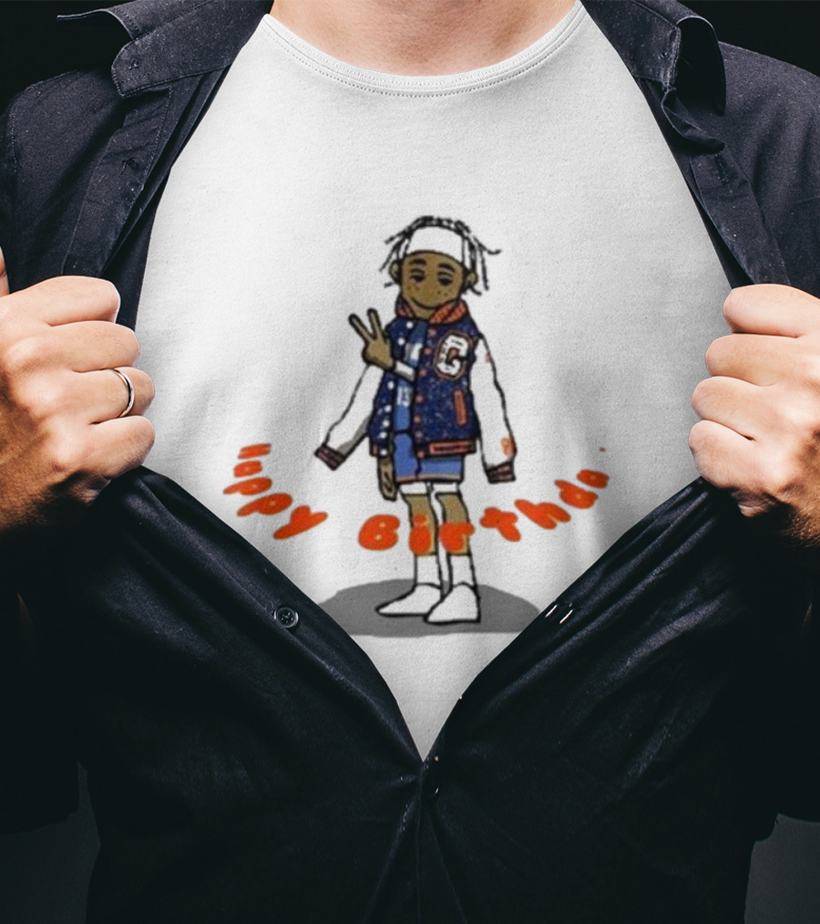 Cason Wallace Happy Birthday Peace Sign T-Shirt