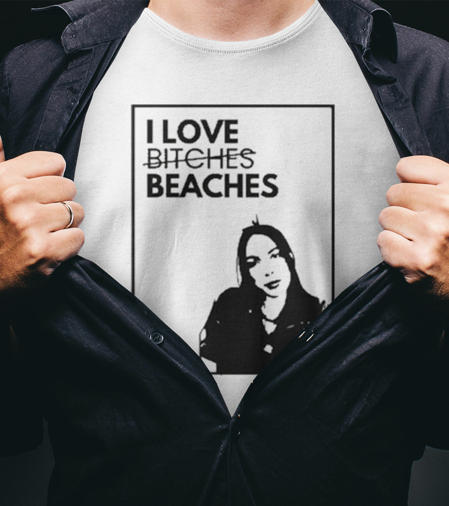 Charlotte I Love Beaches Image T-Shirt
