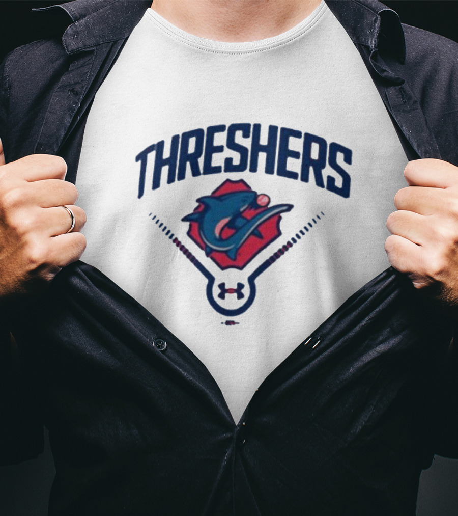 Threshers Under Armour Youth Tech Baseball T-Shirt