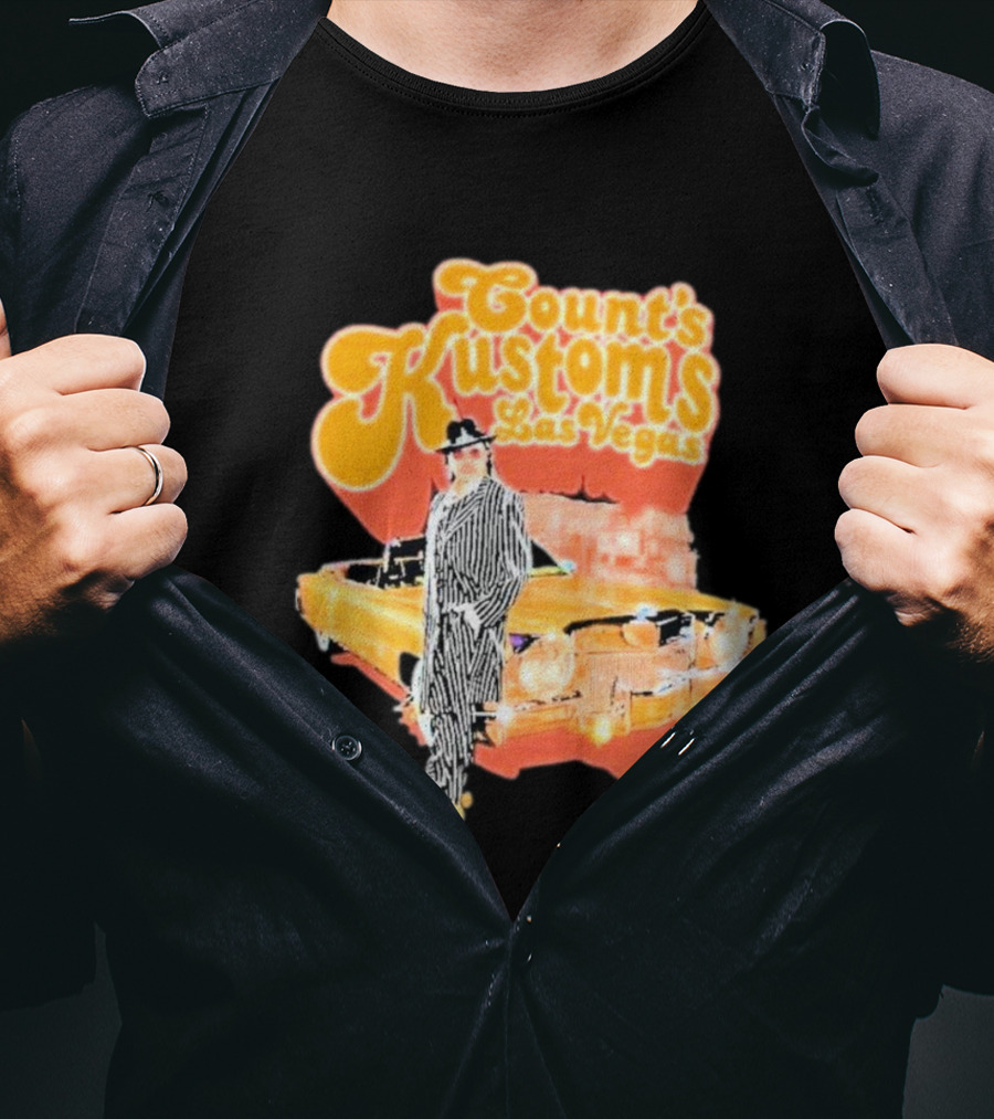 Count’s Kustoms Superfly Cadillac Eldorado Las Vegas Strip T-Shirt