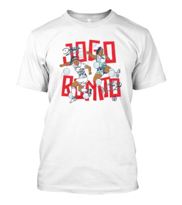 Jogo Bonito Debinha And Bia Zaneratto Soccer Signature T-Shirt